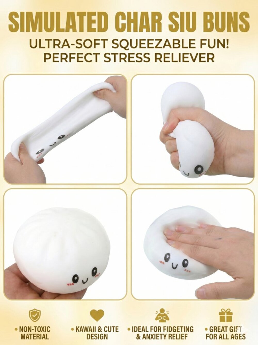 🥟 VIRAL TikTok Mystery Dumpling Squishy | 1 Random Piece Blind Box! - Picture 7 of 7